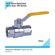 Two Piece Full Port Electroplating Brass Ball Valve